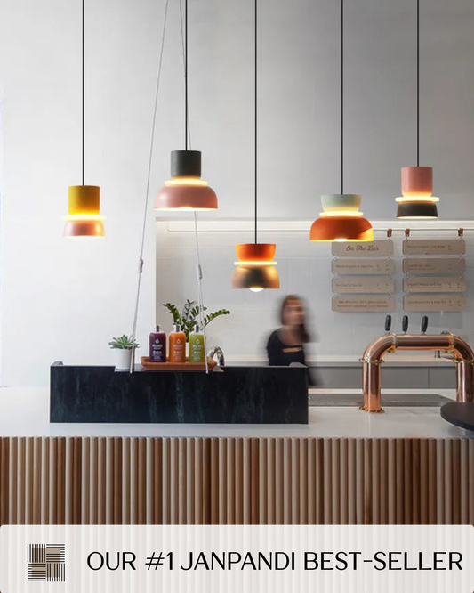 Sculpturale Hanglamp Calyra – Japandi Design in Hout