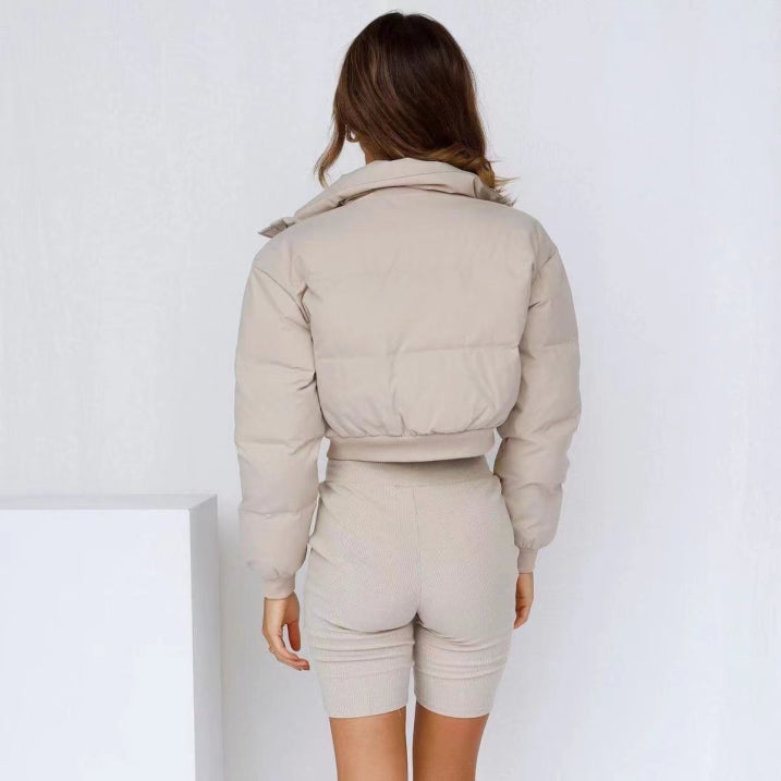 Korte Dames Pufferjas met Capuchon – Warme Winterjas