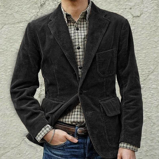 Klassiekheerschap – Casual Herenblazer met Tijdloze Uitstraling