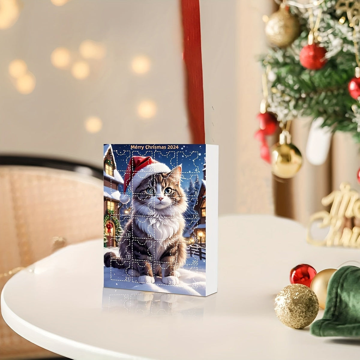 Kattenkerst – Adventskalender met 24 kattenhangers