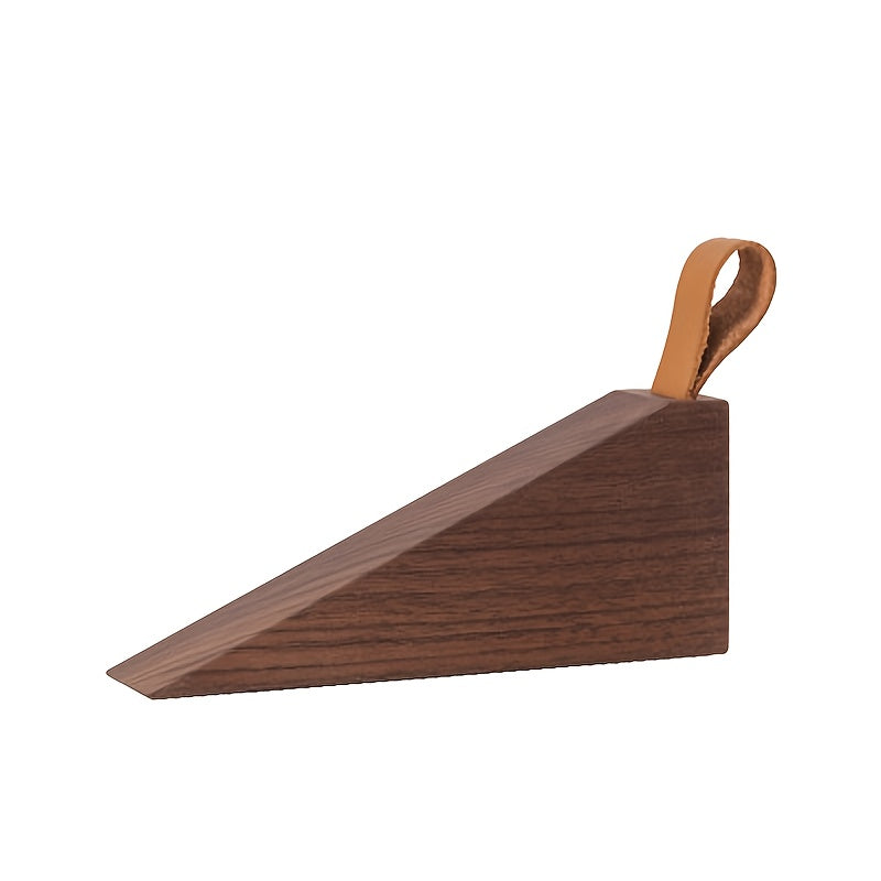 NordGrip - Deurstopper van massief hout – Minimalistisch Scandinavisch antislip wig