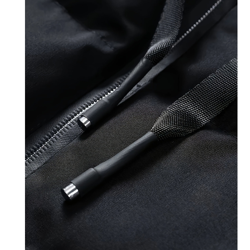 Winterdek – Herenbodywarmer met capuchon, ritszakken en volledige ritssluiting