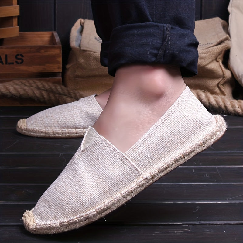 Espadrille Loafers Heren Zomercomfort Lichtgewicht Slip-On Schoenen