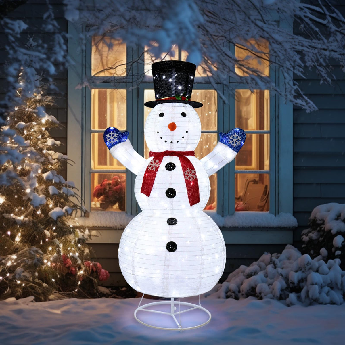 Buiten Kerstman Lichtdecoratie