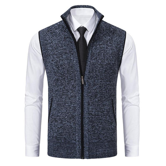 Herenvest Elegant Gebreid – Stijlvol Vest voor Mannen, Perfect voor Werk & Vrije Tijd