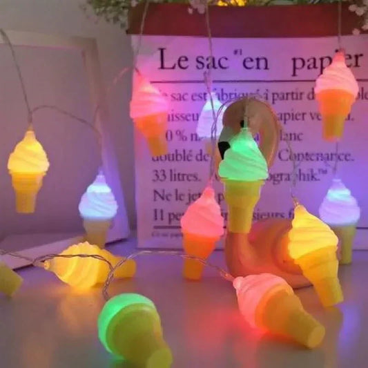 IJsGloed LED Lichtslinger met IJsjesvormige Lampjes