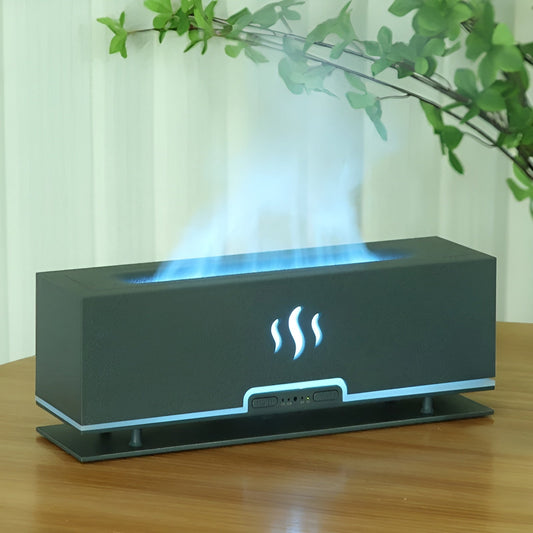 3-in-1 Aroma Diffuser met Vlamlicht – 180 ml en USB