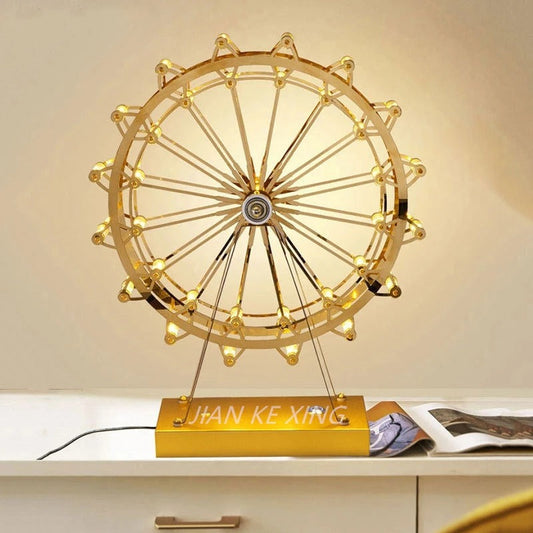DraaiGloed LED Reuzenrad Tafellamp met 360° Rotatie