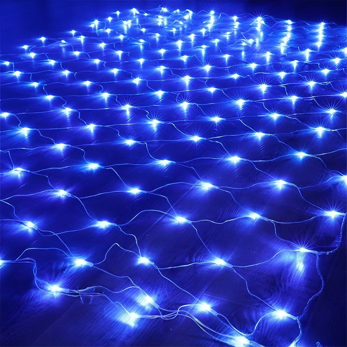 Lichtnet Buitenverlichting – 10 m LED Netlamp met Warm Wit Licht