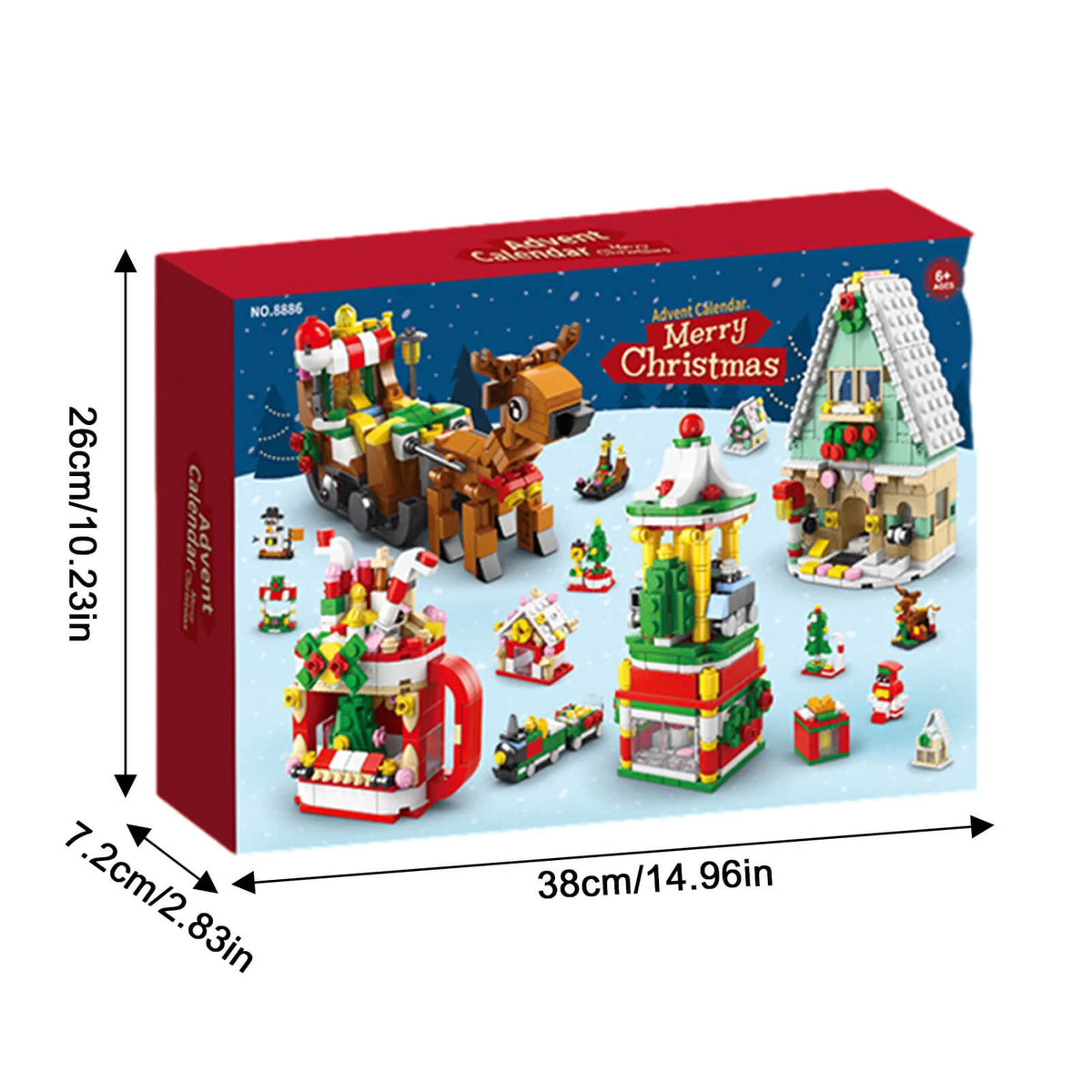 Kerst Bouwstenen Adventskalender 24 Dagen – Creatief Bouwspeelgoed