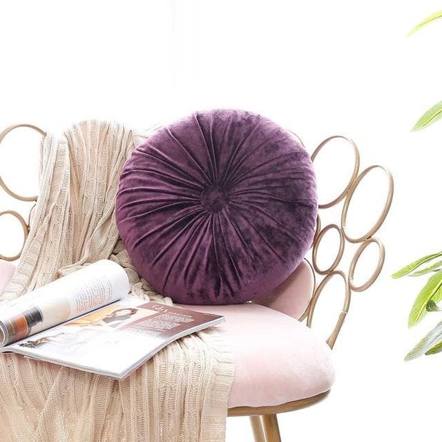 Ronde Sierkussen 38 cm met Elegante Textuur voor Woonkamer