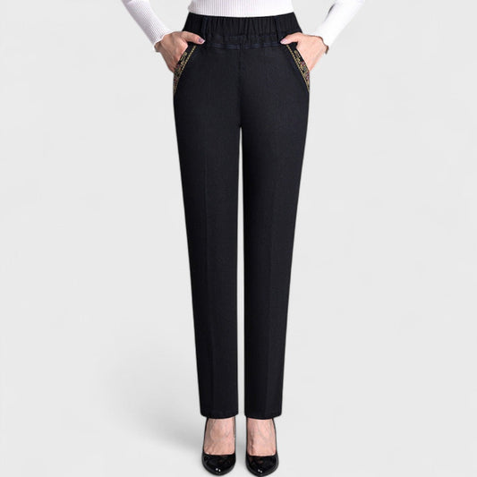 Emma | Comfortabele Stretchjeans Met Zijzakken En Elastische Taille Voor Dames