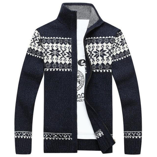 Winterwarm – Geruit Damesvest met Rits en Lange Mouwen