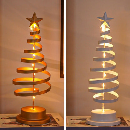 Tafellamp met LED-lampen en metalen boom