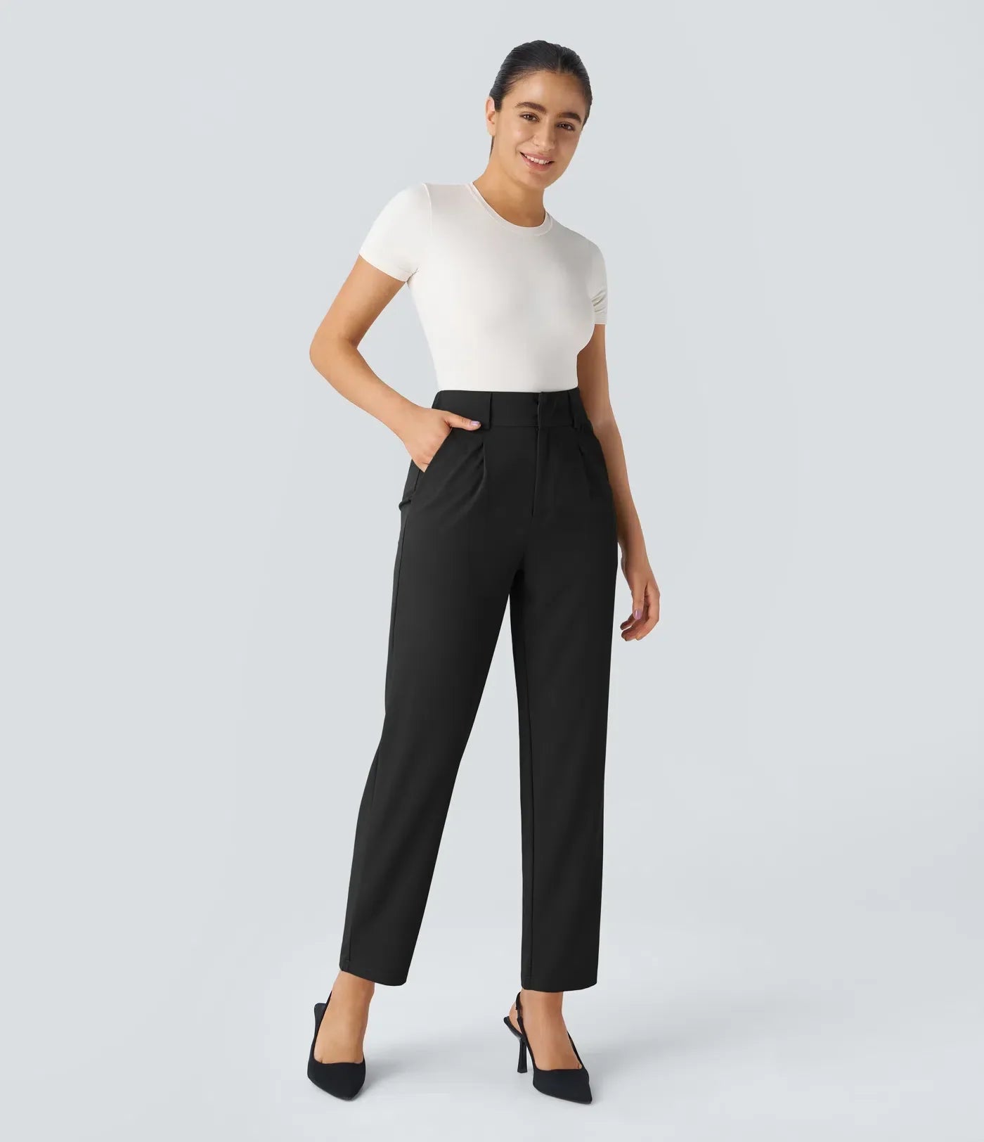 TailleVorm Comfort Stretch Broek Dames Hoge Taille Elegance