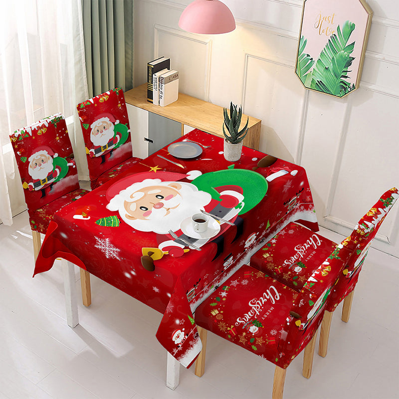 Kerst Tafelkleed met Feestelijk Design – Tafeldecoratie voor Kerst