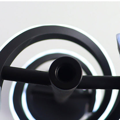 Nordic Dual Spiral LED-lamp – modern ijzeren stripdesign