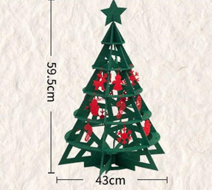 Kerstboompret Mini Kunstkerstboom met Decoraties voor Feestdagen