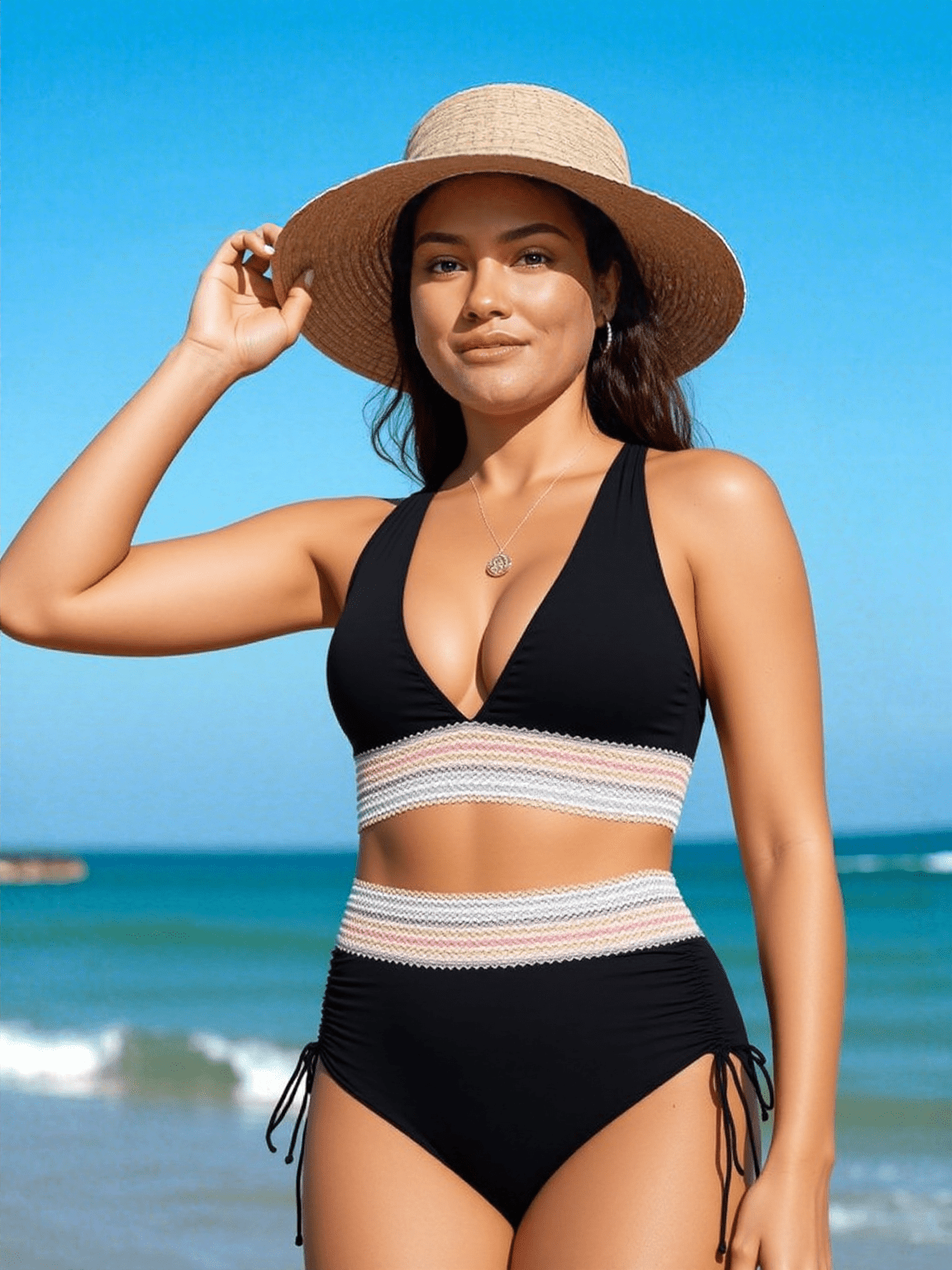 ShapeLuna Dames Bikini met Hoge Taille en Shaping-effect