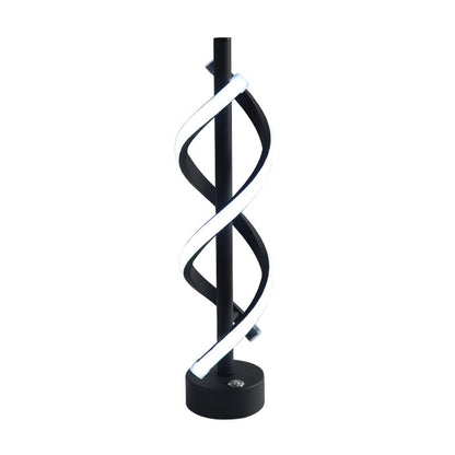 Nordic Dual Spiral LED-lamp – modern ijzeren stripdesign
