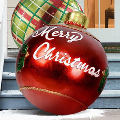 Grote Opblaasbare Kerstbal voor Buiten, 60 cm, Meerkleurig