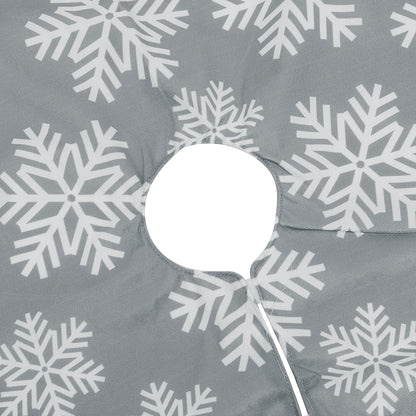 Sneeuwvlokrand – Kerstboomrok van 101 cm met Sneeuwvlokken