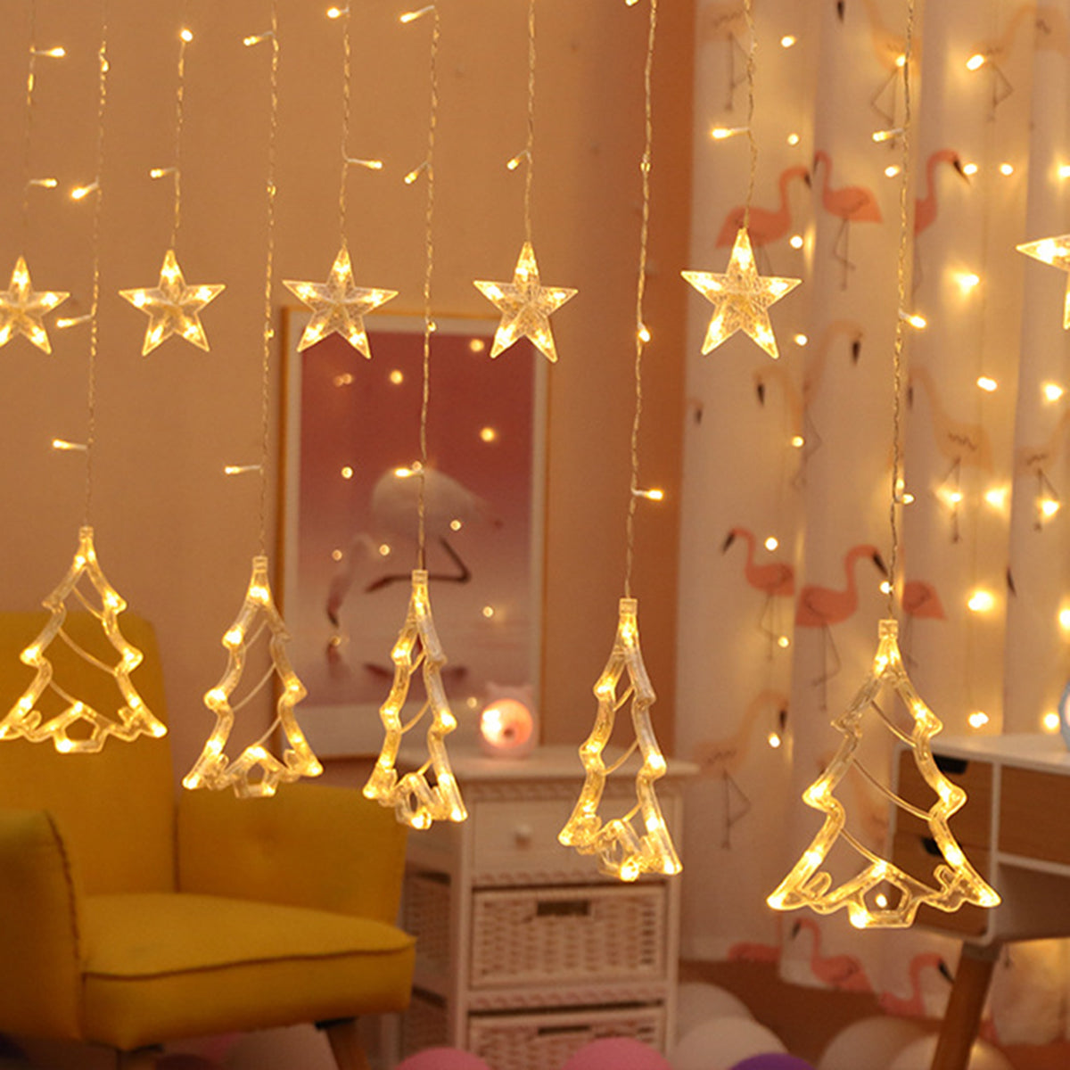 Lumiwinter LED Kerstverlichting 3 Meter Warm Wit met 8 Lichtstanden