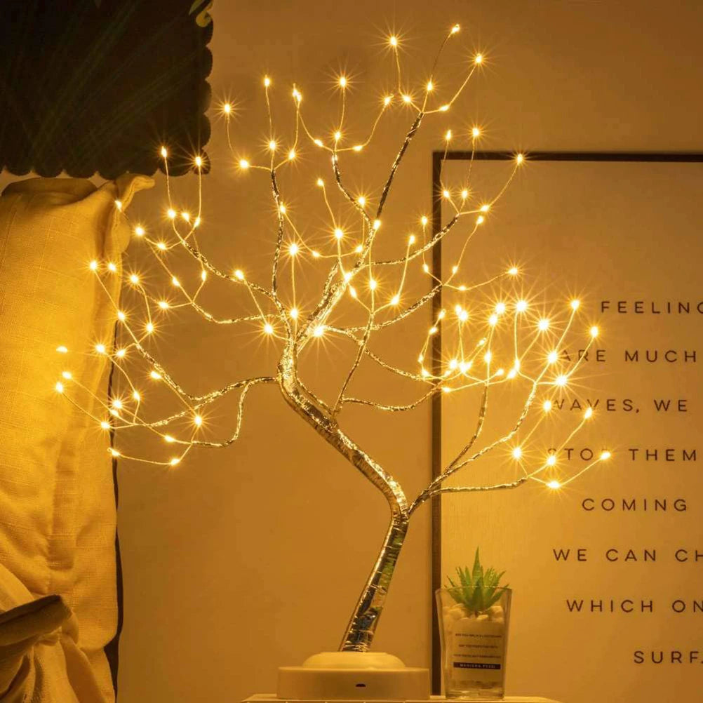Takkenfonkel – Decoratieve LED Boomlamp met 108 Lichtjes en Afstandsbediening