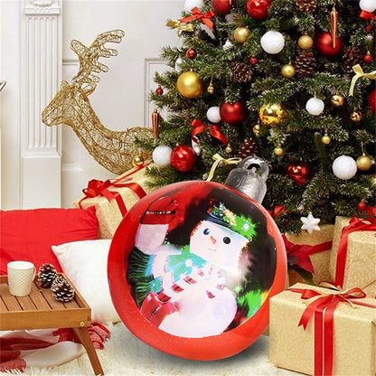 Grote Opblaasbare Kerstbal voor Buiten, 60 cm, Meerkleurig