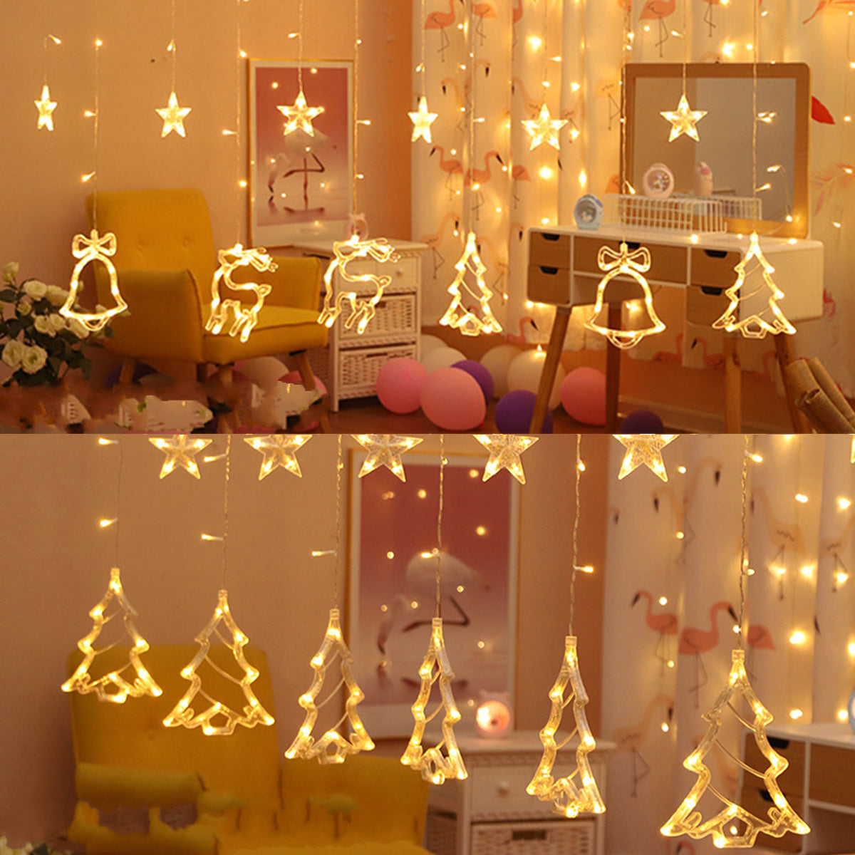 Lumiwinter LED Kerstverlichting 3 Meter Warm Wit met 8 Lichtstanden