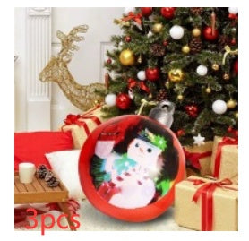 Grote Opblaasbare Kerstbal voor Buiten, 60 cm, Meerkleurig