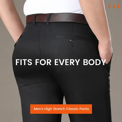 Flexano Stretch Herenbroek met Comfort Fit en Functionele Zakken