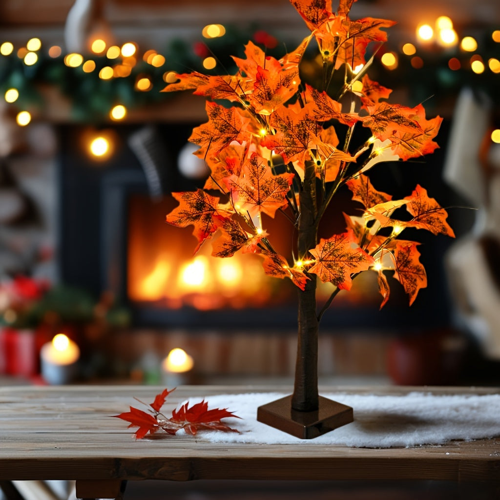 Herfstboom LED Tafellamp – Decoratieve Boom met Warm Wit Licht