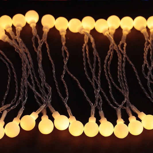 Bollenlicht – LED Lichtsnoer van 6 Meter met 50 Lampjes op Batterijen