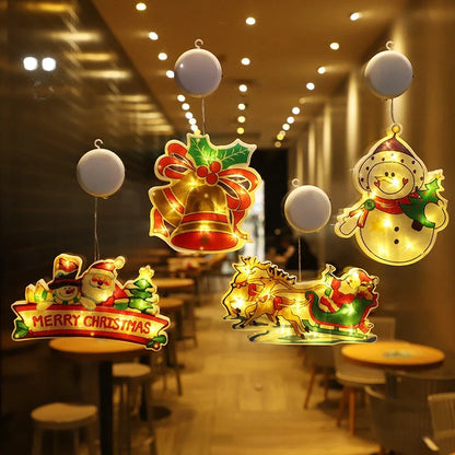 Kerstlicht Figuren – 3-Delige LED Set voor Ramen en Deuren