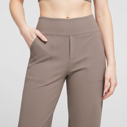 ComfortStretch Damesbroek – Hoge Taille Elastische Comfort Fit Broek