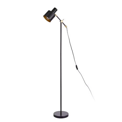 Zwartsculptuur – Zwarte design vloerlamp 150 cm met E27-fitting