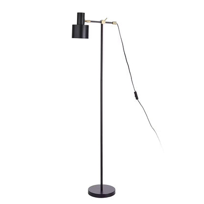 Zwartsculptuur – Zwarte design vloerlamp 150 cm met E27-fitting