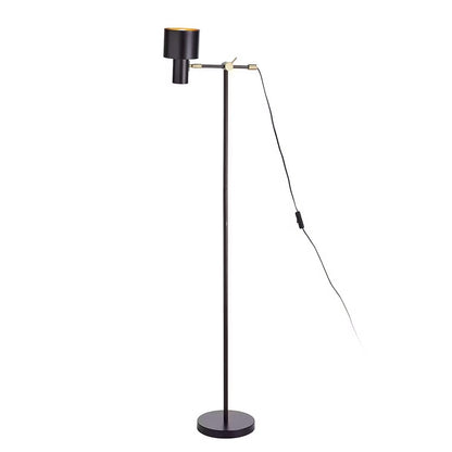 Zwartsculptuur – Zwarte design vloerlamp 150 cm met E27-fitting
