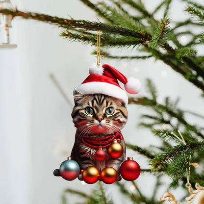 Katten Kerstversiering - Schattige Feestelijke Boomdecoratie