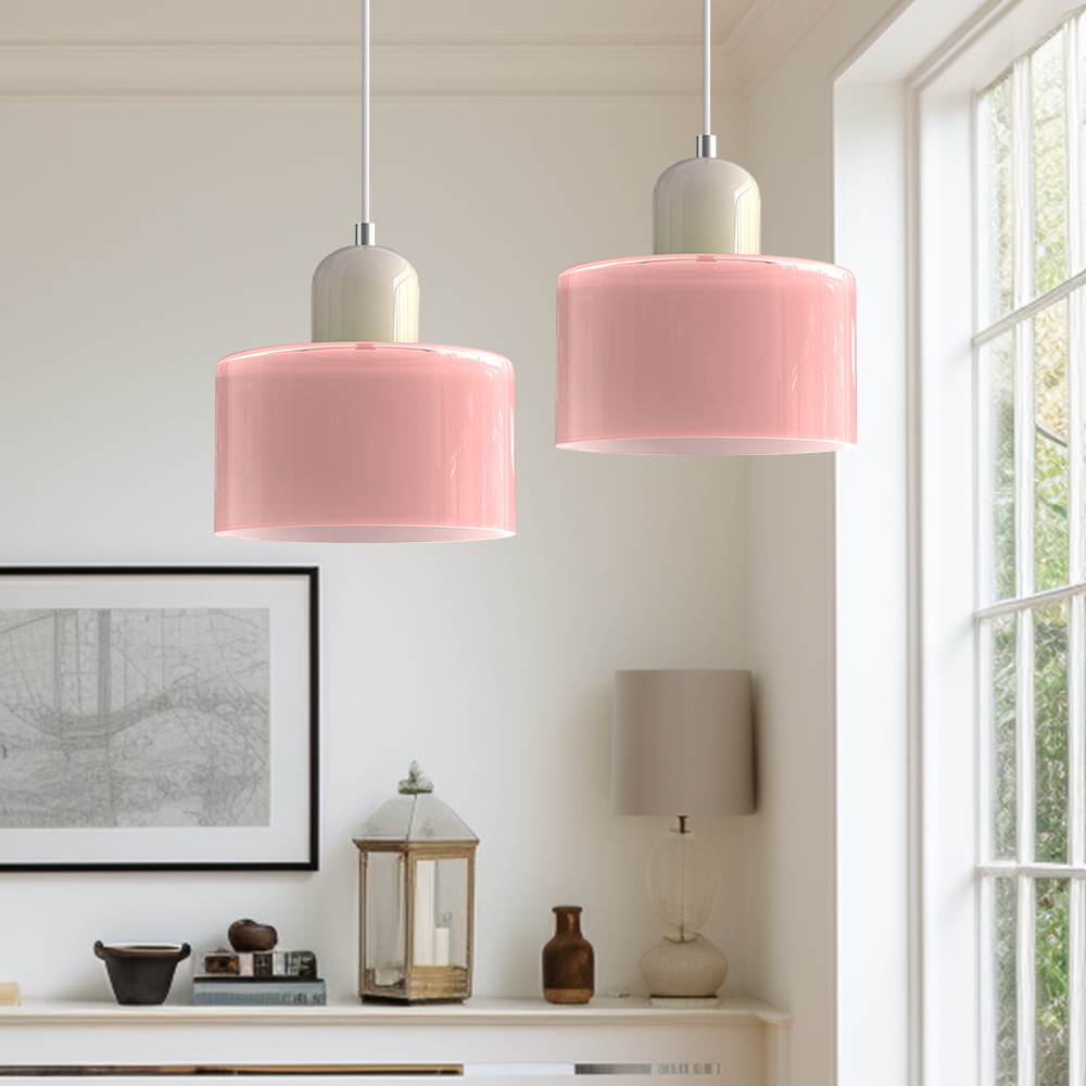 Bauhaus Glas Hanglamp | Modern Klotdesign | Verstelbare Hanglamp | Brick by Brick