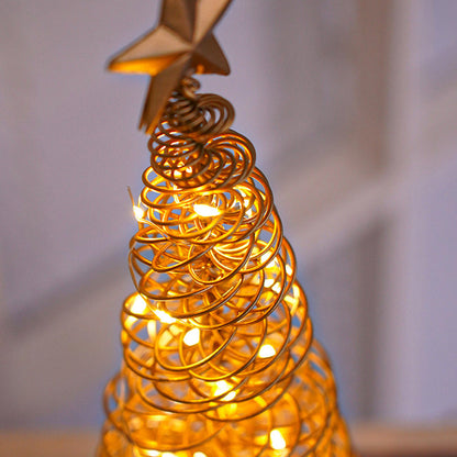 Tafellamp met LED-lampen en metalen boom