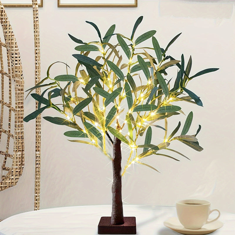 VogelGloed LED Lichtboom met Rode Vogels – Warmwit Licht