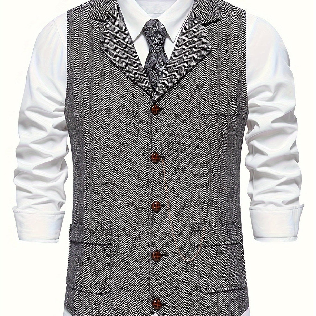 Herenvest – Klassiek Elegant Vest met Moderne Pasvorm voor Feest en Kantoor