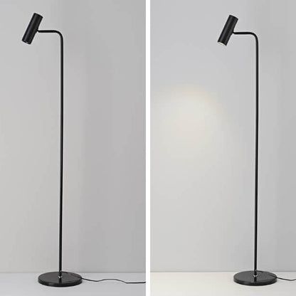 Marvello industriële marmeren vloerlamp met geïntegreerde ledverlichting