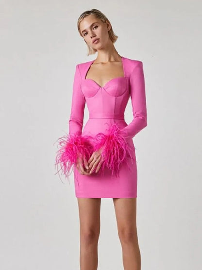 Elara Elegante Corsettop met Veren en Tailleriem