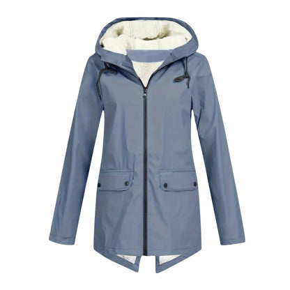 Waterdichte Dameswinterjas met Capuchon en Warme Voering