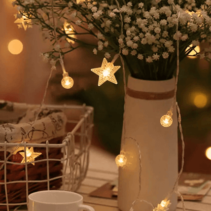 Saar Kerstverlichting – LED Strijklicht met Feestelijke Decoratie
