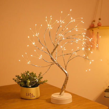 LED Tafellamp met Kleurrijke Boomverlichting