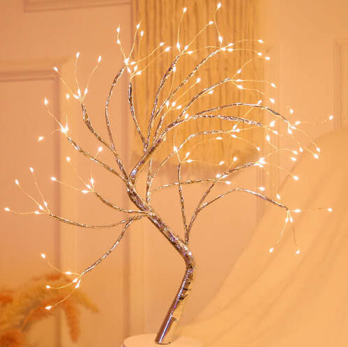 LED Tafellamp met Kleurrijke Boomverlichting
